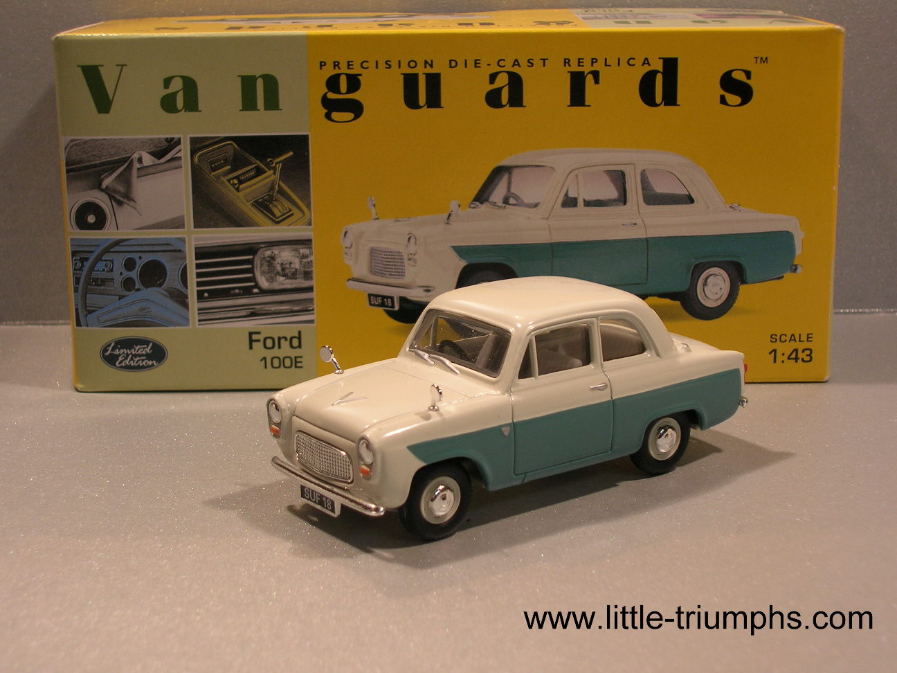 Ford 100 E - 2-Tone Ivory/Hereford Green -