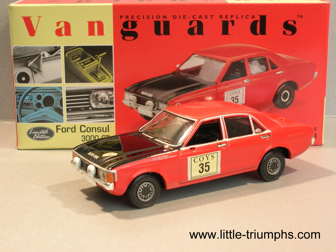 Ford Consul 3000 GT - Coys historic Rally  Great Britain 1998  - 